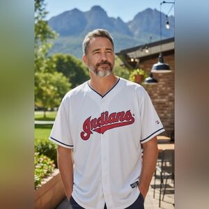 Cleveland Indians Edwin Encarnación #10 Jersey Men’s‎ XL Match-Up Baseball